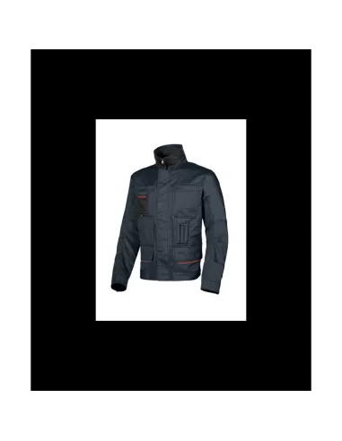 Schütteln Sie die tiefblaue Jacke